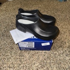 BIRKENSTOCK A640 Professional Polyurethane Non-Slip Black Clog Mens 8 Women s 10