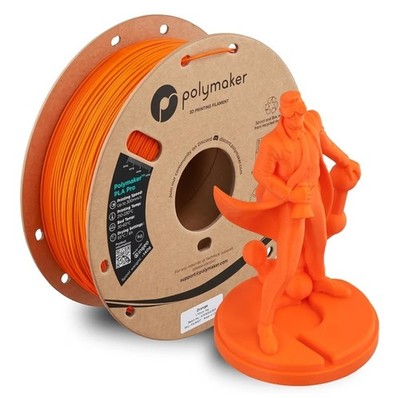 Polymaker PolySonic PLA Pro Orange 3D Printer Filament 1.75mm 1kg PLA
