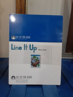 Line It Up Story Cards, Get Set For School, Learning Without Tears, Like New 