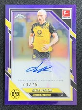 Julian Ryerson 2025-26 Topps Chrome Bundesliga Purple Refractor Auto /75 #BA-JR