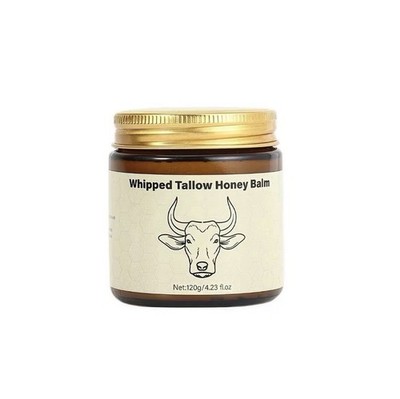 Lopeie Whipped Grass-Fed Beef Tallow Honey Balm-4 0z,Moisturizing Cream for Soft