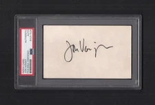 Jon Voight Autographed 3x5 index card-PSA/DNA Slab Academy Award Winning Actor