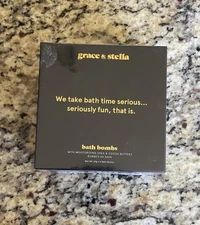 Grace & Stella 4 Scent Bath Bomb Set w/Moisturizing Shea & Cocoa Butters