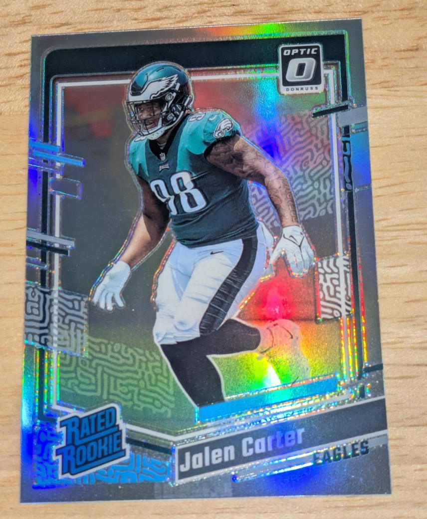 Jalen Carter 2023 Panini Donruss Optic Silver Holo Prizm Rated Rookie #281 RC