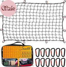 Heavy Duty Cargo Net For Pickup Truck Bed - 5 X 7 Stretches To 15 X 21 - Stu