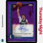 2025 TOPPS CHROME UPDATE #TCA-CF COOPER FLAGG AUTO PURPLE REFRACTOR ROOKIE /75