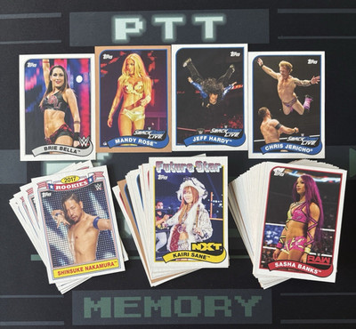 WWE Topps Heritage 2017 Wrestling Karten - Auswahl aus Liste Rookies & Base
