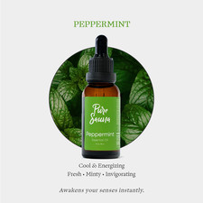Essential Oils - Peppermint 30ml; Plant-derived, for aromatherapy use, external 
