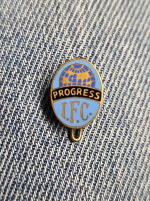 Alte Anstecknadel Brosche Fußball 1. FC Progress    !! [ 505 ] 