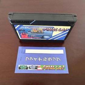 Complete Final Lap Famicom SoftNamco #881f38