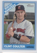2015 Topps Heritage Minor League Edition Blue Border Clint Coulter #58 2e6