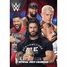 WWE Men 2023 A3 Calendar