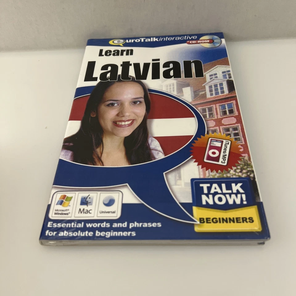 Talk Now! Learn Latvian EuroTalk Interactive CD-ROM NEW SEALED Windows Or Mac - Image 4 of 4