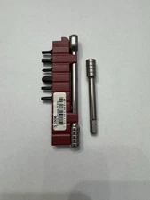 Swiss Army Ratchet With Bit Case & 6 Bits for SwissTool, Victorinox 3.0306, New