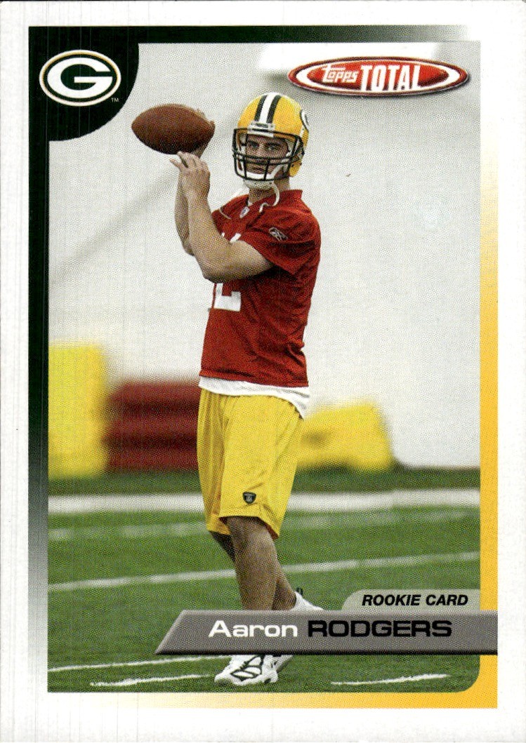 2005 Topps Total #483 Aaron Rodgers Green Bay Packers Rookie RC