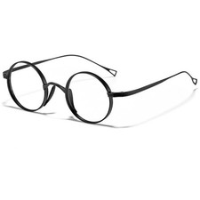 Super Lightweight Titanium Retro 45mm Spectacle Glasses Round Eyeglass frames