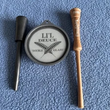 Li’l Deuce Double Glass Turkey Call W/ Wooden Scraper H.S. Strut - Made In USA