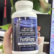 Purina Pro Plan FortiFlora Probiotic Supplements Dog 90 Chewable Tablet Exp12/26