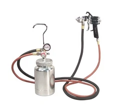 Astro Pneumatic Tool 2PG7S 2 Quart Pressure Pot with Gun and Hose - Black Han...