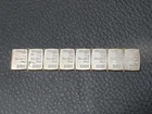 8 x 1g PURE SILVER BAR - .999 FINE VALCAMBI SUISSE COMBI BAR