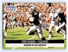 1991 Pro Set Spanish #192 Terry McDaniel Fresh Break EX-EXMINT