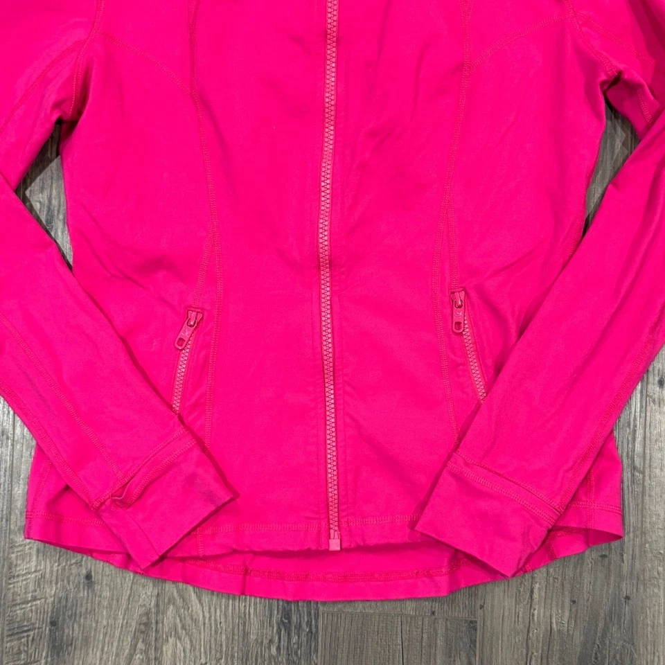 Chaqueta Kirkland Signature Mujer con Cremallera Rosa Caliente Cremallera Completa Atlética Talla XL Foto 3 de 4