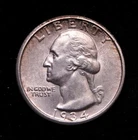 1934 Washington Quarter  AU-BU