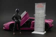 The black STIG Figure for 1:18 AUTOart Porsche 911 997 GT3 RS Top Gear NO CAR