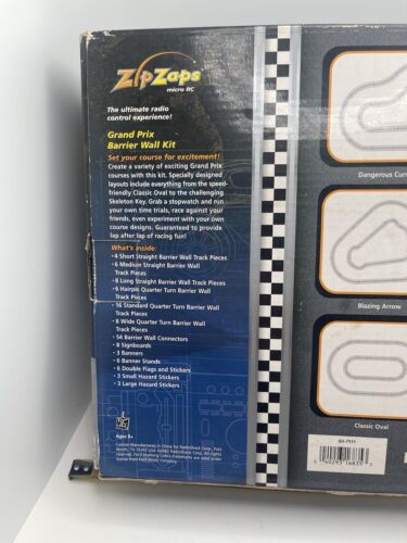 Zip Zaps Mini RC Cars Race Track Grand Prix Barrier Wall Kit Radio Shack RC NEW - Picture 11 of 11