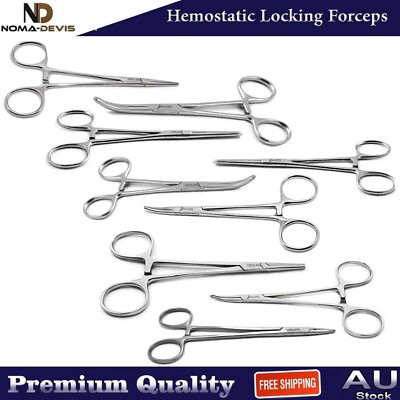 Hemostatic Needle Holder Tissue Suture Forceps Surgical Operating Locking Tools