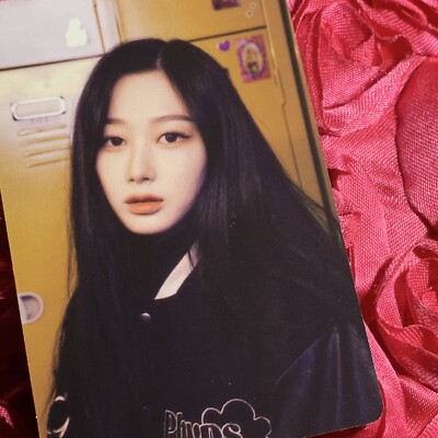 Giselle AESPA SPICY Edition Kpop Girl Photo Card Yellow Locker | eBay