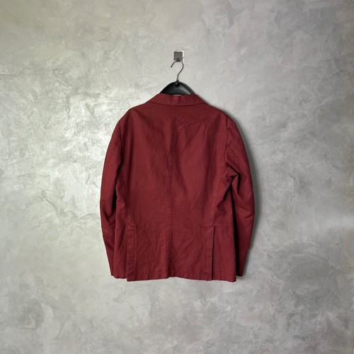 LBM 1911 Wine Red Linen + Cotton Blazer Jacket 50R - Picture 14 of 14