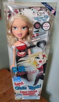 Big Bratz Girlz Really Rock Cloe Rockstar Real Make Up Fashion 24'' Doll