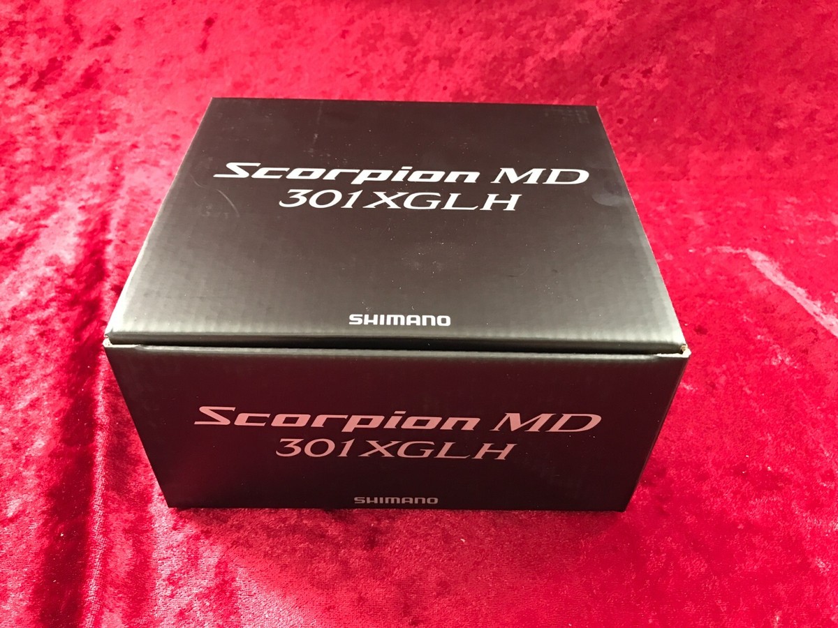 Shimano Scorpion MD 301XGLH 2021 7.9:1 Left-Hand Bait Reel