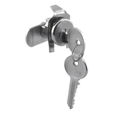 Prime-Line S 4133 5 Pin Cutler Counter Clockwise Mail Box Lock, Nickel Plated