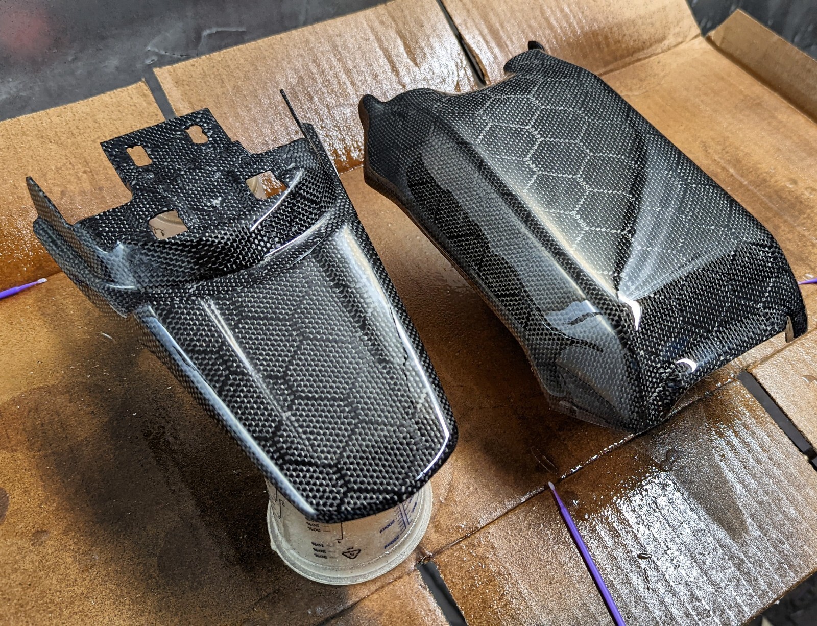 Surron Segway Genuine Carbon Fiber battery door cover x260 x160