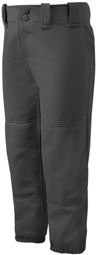 mizuno charcoal grey softball pants