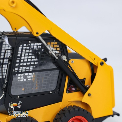 SM450 1:14 RC Metal Hydraulic Skid-Steer Loader Remote Control Car / Light Sound - Picture 17 of 18