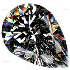 SUPER EXCELLENT QUALITY PEAR SHAPE CUBIC ZIRCONIA LOOSE STONES in U.S.A SHIPPER 