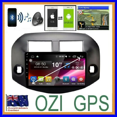 for TOYOTA RAV4 2006-12 GPS BLUETOOTH HEAD UNIT APPLE CARPLAY ANDROID AUTO +CAM
