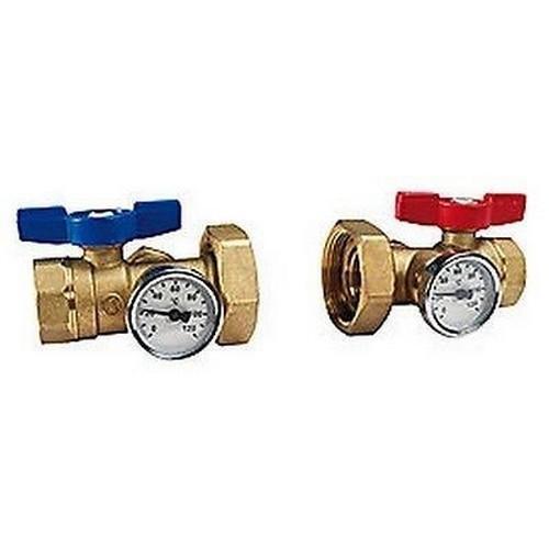 OFFERTA Giacomini R287M Kit Valvole a Sfera 1" con Termometri R287MY005
