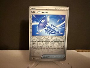 Glass Trumpet 110 2025 Pokemon Prismatic Evolutions Reverse Holo U Card NM+