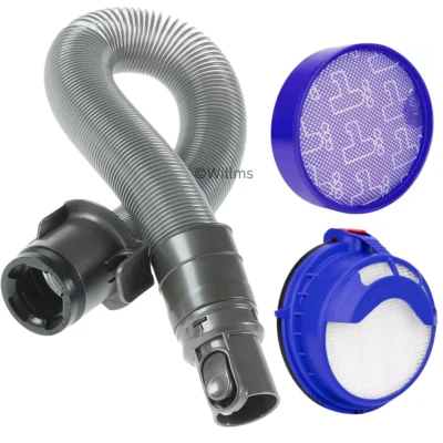 DURASPARES Tubo elástico Dyson DC25 y motor preposte filtro Hepa manguera externa tubo largo