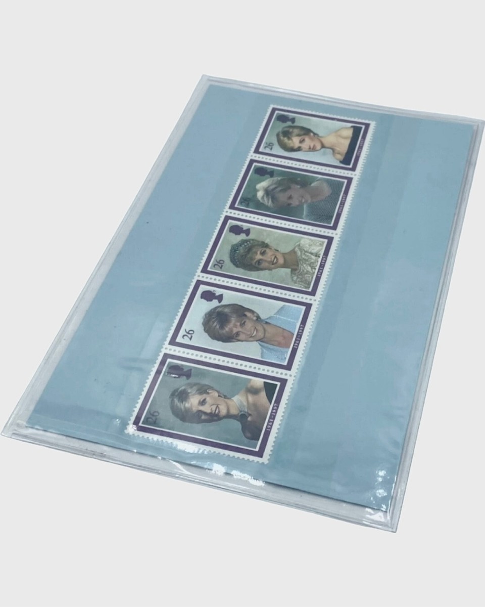 New Set 5 Princess Diana Commemorative Unmarked Postage Stamps | eBay