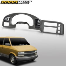 Fit For 1995-2005 Chevy Astro Van Gmc Safari Gauge Cluster Dash Radio Bezel Gray Fit For 1995-2005 Chevy Astro Van Gmc Safari Gauge Cluster Dash Radio Bezel Gray