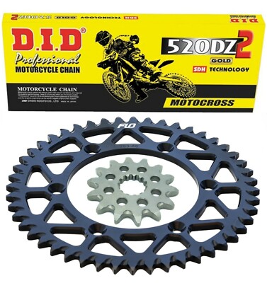 Honda CRF 450 CRF450 R D.I.D. Gold Motocross Chain Sprocket Combo Kit 48/13T NEW