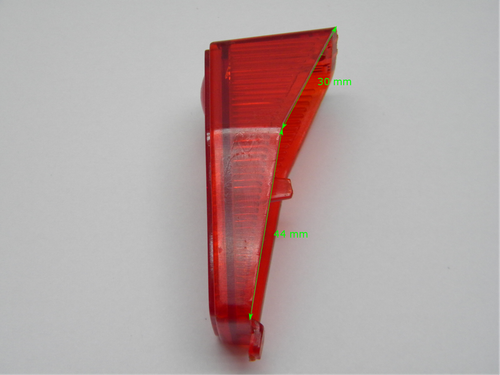 Vintage Bike Bicycle Red Reflector Bumm CH1703402 (275) - Picture 4 of 7