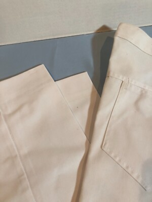 Engineered Work Garments Mens Sz 38 White Pants READ DESCRIPTION