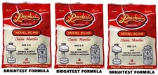 PEERLESS 2C-HG MANTLES 3 PACKS OF 4 (12 MANTLES) BRIGHTEST FORMULA #21 STYLE