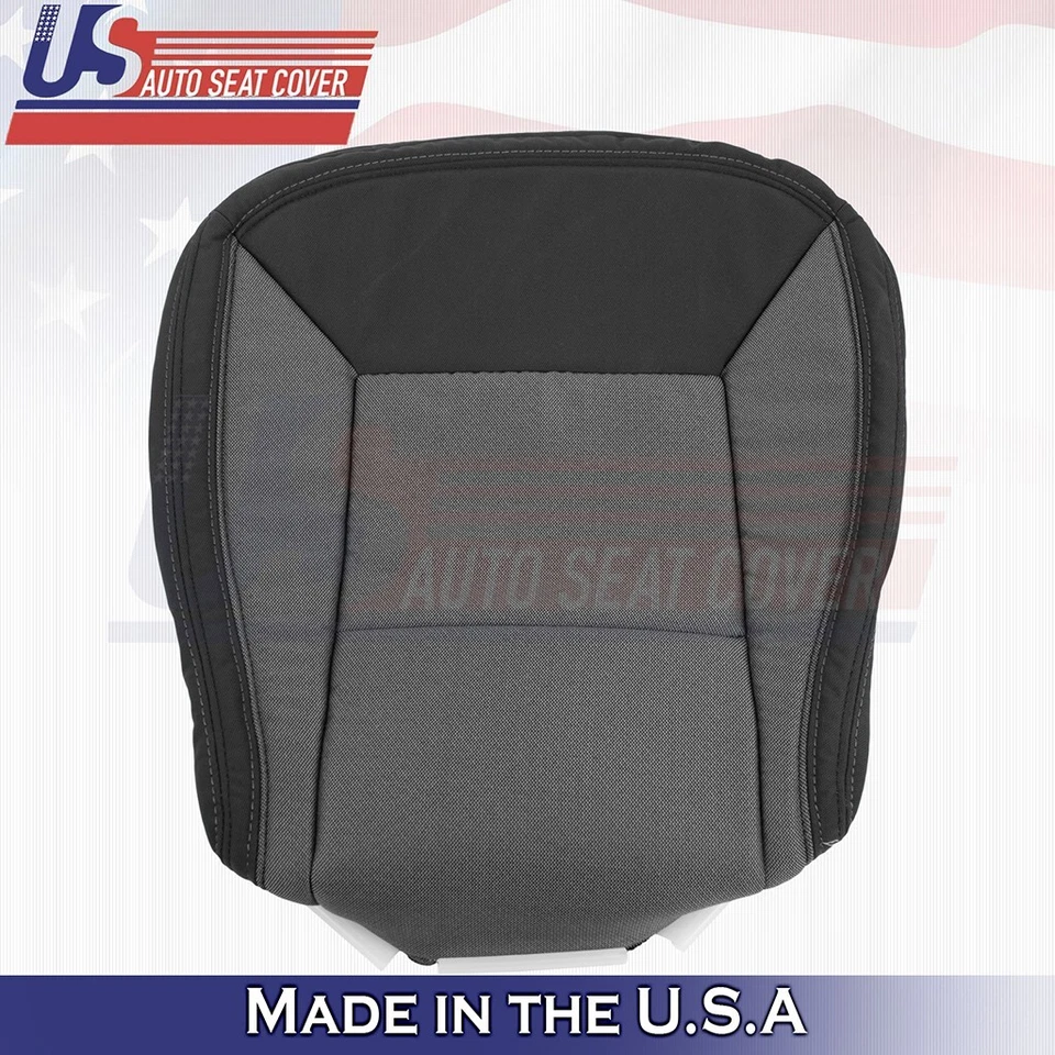 2018 to 2024 For Dodge Ram ProMaster 2500 Driver Lower CLOTH Seat Cover Gray - Image 2 of 4